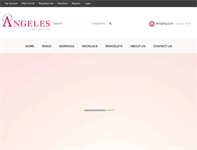 Tablet Screenshot of angelescollection.com